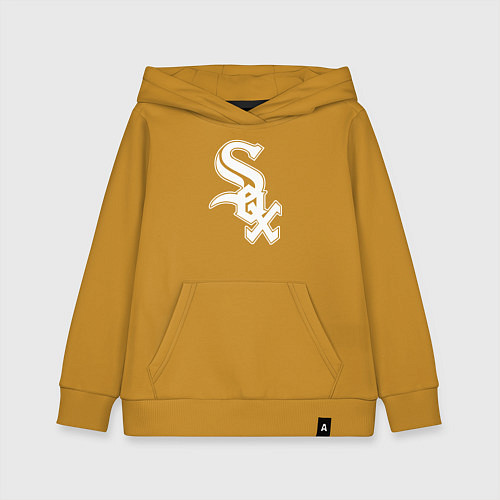 Детская толстовка-худи Chicago white sox - baseball / Горчичный – фото 1