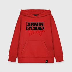 Толстовка детская хлопковая Armin Only: Mirage, цвет: красный