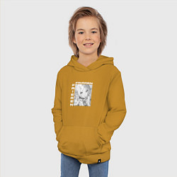Толстовка детская хлопковая Friren bw, цвет: горчичный — фото 2