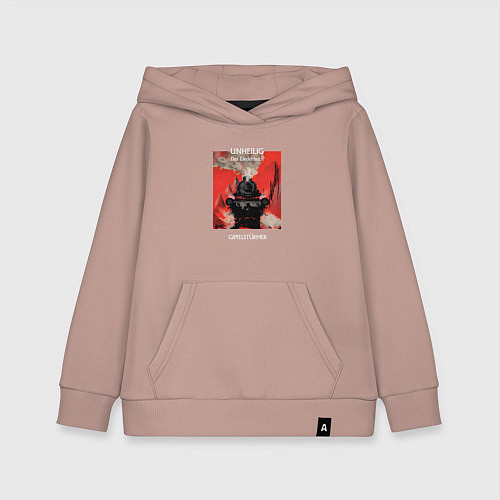 Детская толстовка-худи Unheilig - Gipfelsturmer / Пыльно-розовый – фото 1