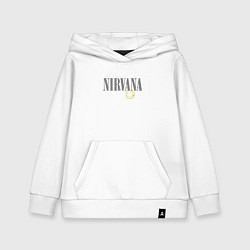 Детская толстовка-худи Nirvana logo smile