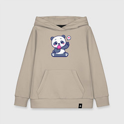 Детская толстовка-худи Ice cream panda