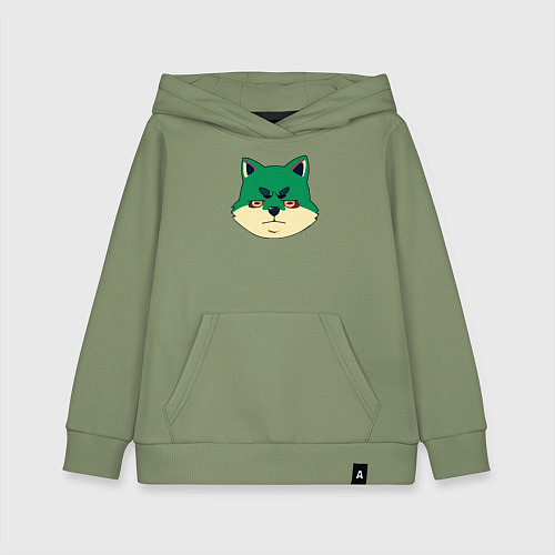 Детская толстовка-худи Повседневная жизнь бессмертного короля: Тунтянь Ха / Авокадо – фото 1