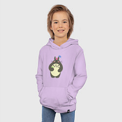 Толстовка детская хлопковая Totoro game, цвет: лаванда — фото 2