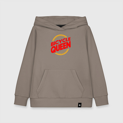 Детская толстовка-худи Велосипедная королева / Утренний латте – фото 1