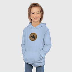 Толстовка детская хлопковая Мятежники-карфагеняне Rome: Total War, цвет: мягкое небо — фото 2
