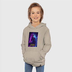 Толстовка детская хлопковая League of Legends Kaisa Kda, цвет: миндальный — фото 2