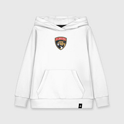 Толстовка детская хлопковая Florida Panthers NHL, цвет: белый