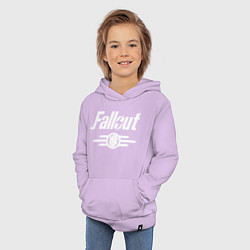Толстовка детская хлопковая Fallout - vault 33, цвет: лаванда — фото 2