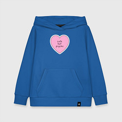 Детская толстовка-худи Cute but psycho pink heart