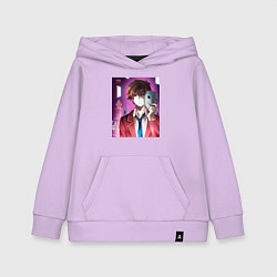 Толстовка детская хлопковая Киётака Аянокоджи манипулятор, цвет: лаванда