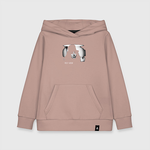 Детская толстовка-худи Deepche Mode - Gahan like bolan / Пыльно-розовый – фото 1