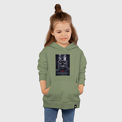 Толстовка детская хлопковая Терминатор - Т 800, цвет: авокадо — фото 2