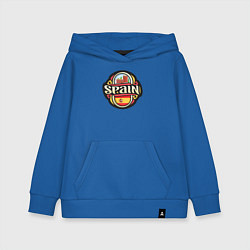 Толстовка детская хлопковая Spain, цвет: синий