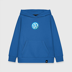 Детская толстовка-худи Volkswagen logo blue