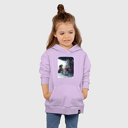 Толстовка детская хлопковая Безработный Рудеус Грейрат, цвет: лаванда — фото 2