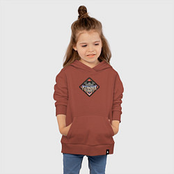 Толстовка детская хлопковая Турция Стамбул, цвет: кирпичный — фото 2
