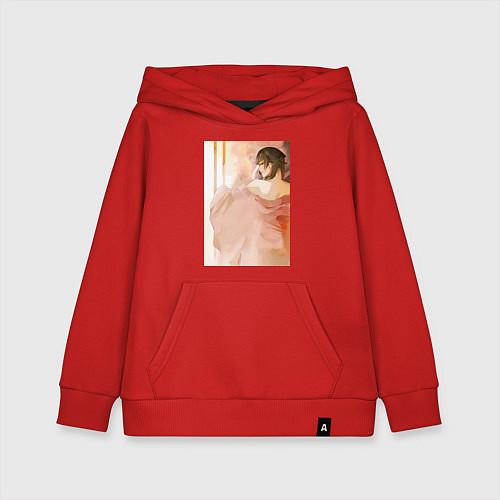 Детская толстовка-худи Монолог фармацевта Маомао арт / Красный – фото 1