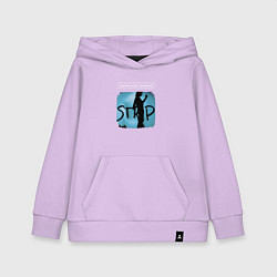 Толстовка детская хлопковая Depeche Mode - Devotional stripped, цвет: лаванда
