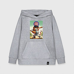 Толстовка детская хлопковая Lion - batter Chicago cubs, цвет: меланж