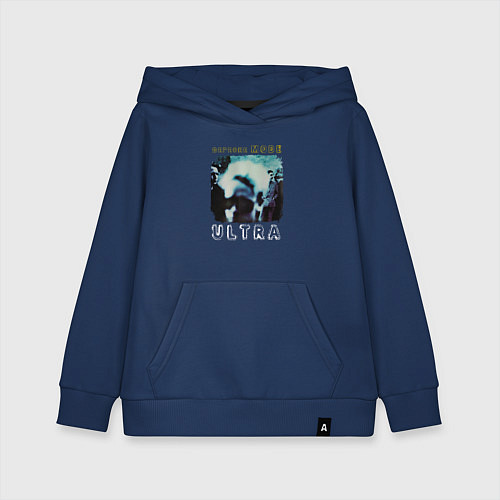 Детская толстовка-худи Depeche Mode - Ultra mode logo / Тёмно-синий – фото 1