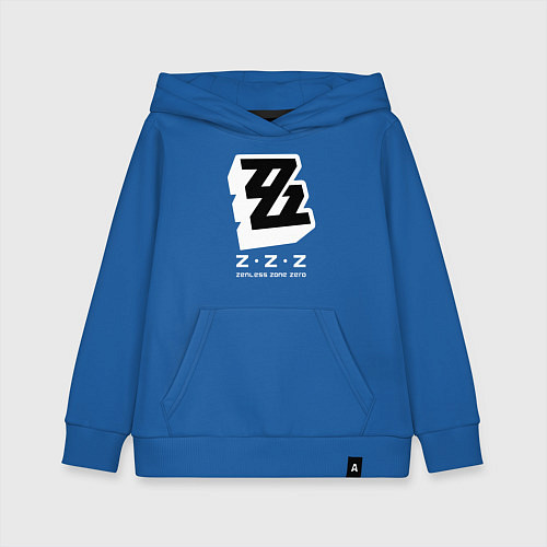 Детская толстовка-худи Zenless zone zero лого / Синий – фото 1