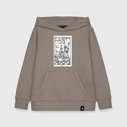 Детская толстовка-худи Девятые врата In vain Люцифер LCF / Утренний латте – фото 1