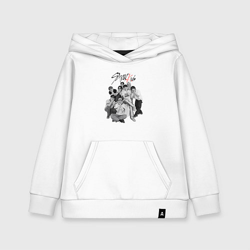 Детская толстовка-худи Stray Kids 6th Anniversary / Белый – фото 1