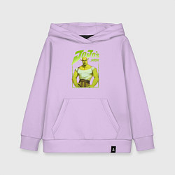 Толстовка детская хлопковая JoJo - Shrek, цвет: лаванда