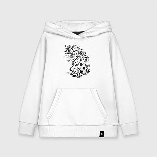 Детская толстовка-худи Вдохновение из природы / Белый – фото 1