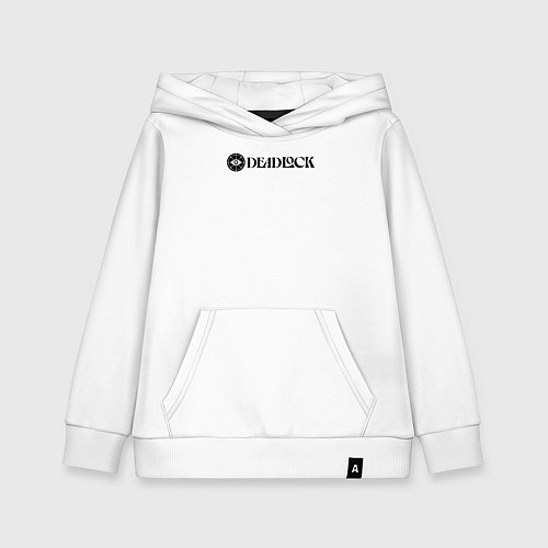 Детская толстовка-худи Deadlock white logo / Белый – фото 1