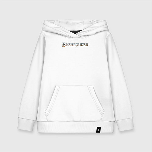 Детская толстовка-худи Enshrouded logo / Белый – фото 1