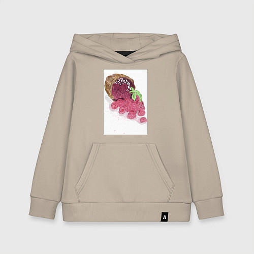 Детская толстовка-худи Ну вот, рассыпала / Миндальный – фото 1