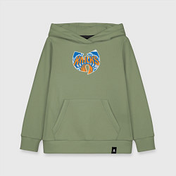 Толстовка детская хлопковая Wu-tang knicks, цвет: авокадо