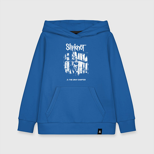 Детская толстовка-худи Slipknot - skeleton girl / Синий – фото 1