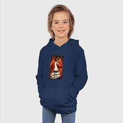 Толстовка детская хлопковая Michael Jackson in the red jacket, цвет: тёмно-синий — фото 2