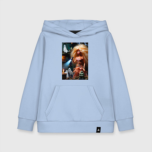 Детская толстовка-худи Барби с фонариком забралась на чердак в ночь на хэ / Мягкое небо – фото 1