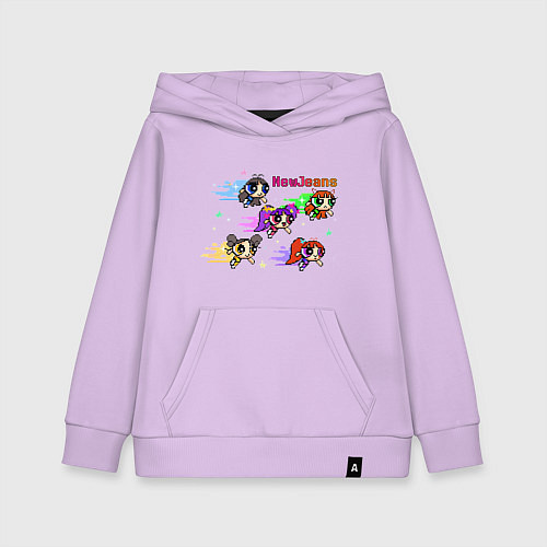 Детская толстовка-худи NewJeans album Get Up / Лаванда – фото 1