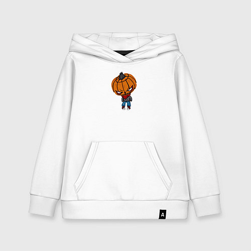 Детская толстовка-худи Sigma boy is Halloween / Белый – фото 1