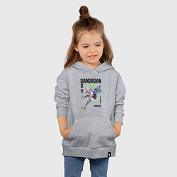 Толстовка детская хлопковая Дандадан: Бабушка медиум, цвет: меланж — фото 2