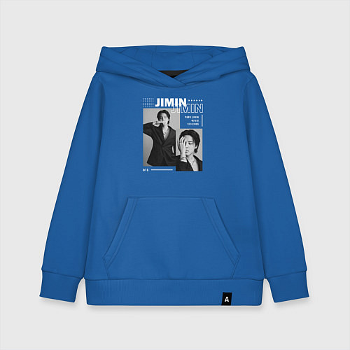 Детская толстовка-худи Park Jimin bts / Синий – фото 1