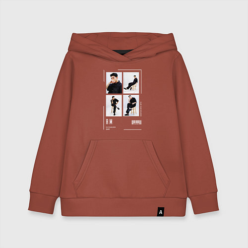 Детская толстовка-худи Namjoon bts selfie / Кирпичный – фото 1