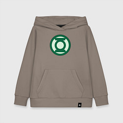 Детская толстовка-худи Green lantern logo