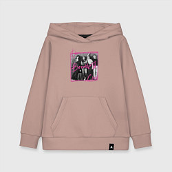 Толстовка детская хлопковая The Breakfast Club 80s movie, цвет: пыльно-розовый