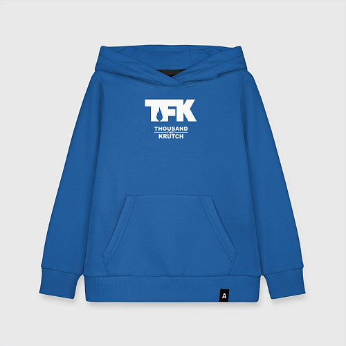 Детская толстовка-худи Thousand Foot Krutch - logo / Синий – фото 1