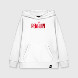 Детская толстовка-худи The penguin logo