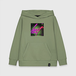 Толстовка детская хлопковая Тепло VHS, цвет: авокадо