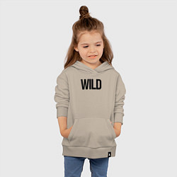 Толстовка детская хлопковая Wild, цвет: миндальный — фото 2