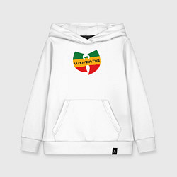 Толстовка детская хлопковая Wu-Tang, цвет: белый