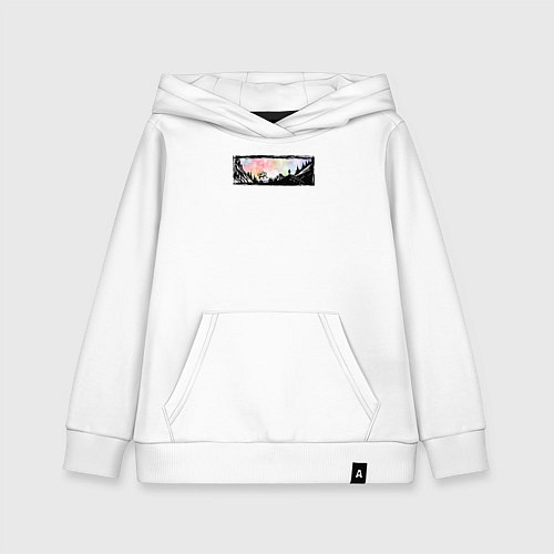 Детская толстовка-худи Страсть к путешествиям на колесах / Белый – фото 1